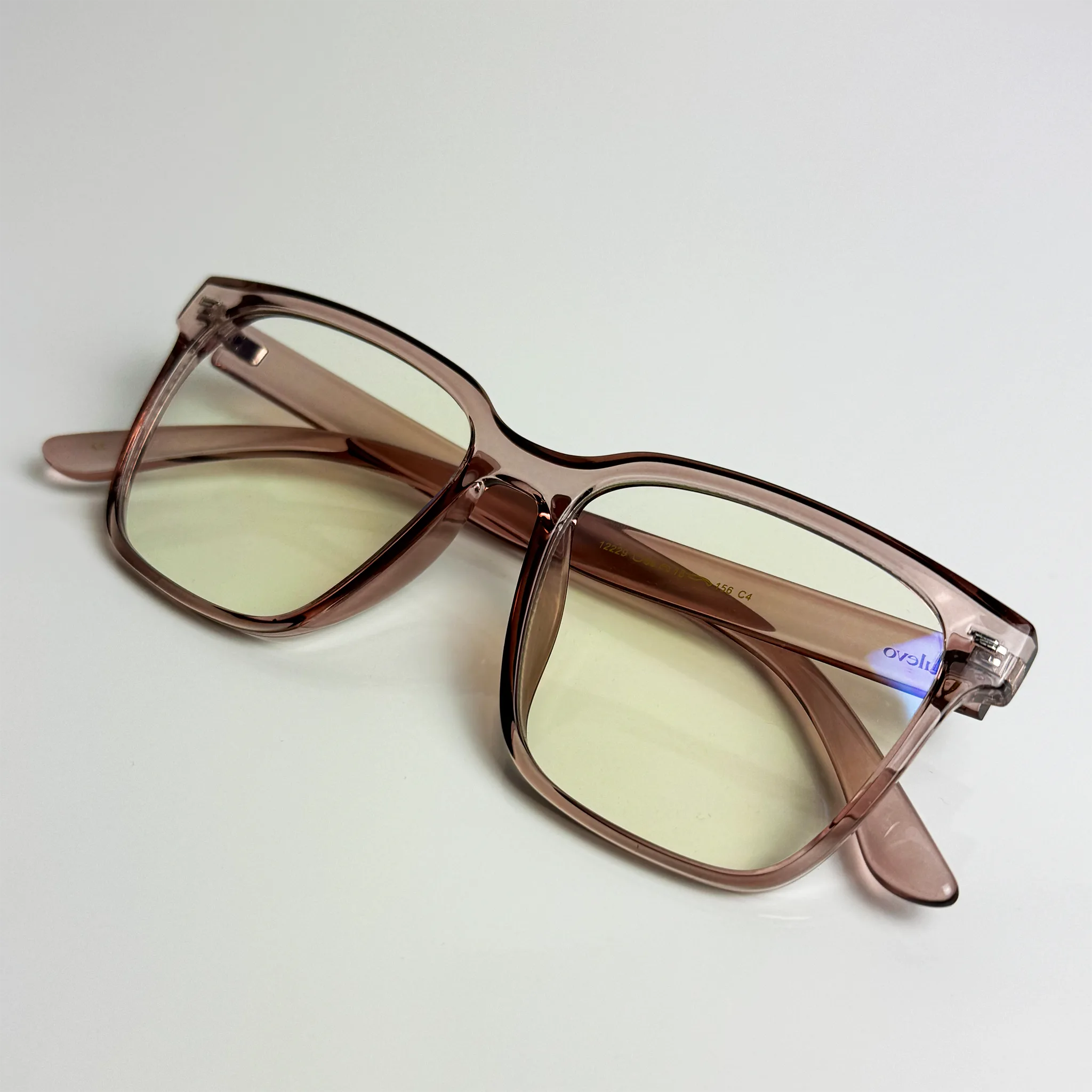 Blaulichtfilterbrille Cerulevo Modell Seruce rose mit transparenten Gläsern cover